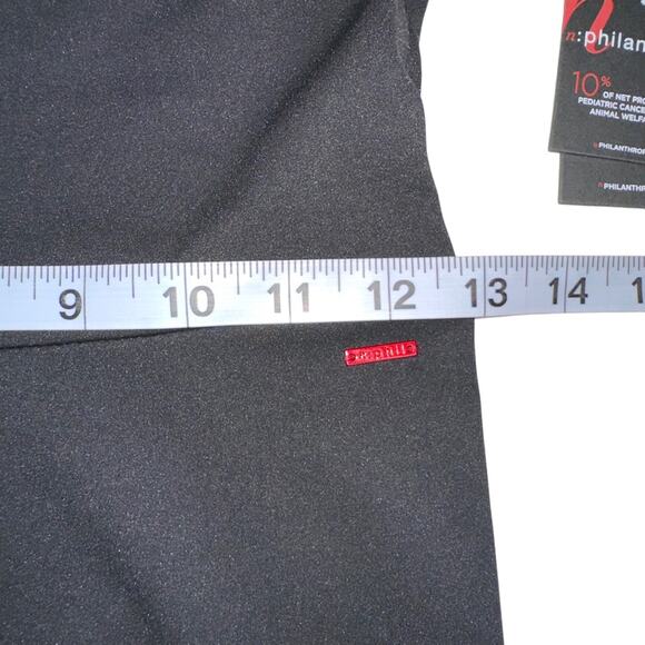 NWT n:Philanthropy Lolo Black Sleeveless Scoopback Bodysuit in Black Cat MEDIUM - Picture 8 of 11